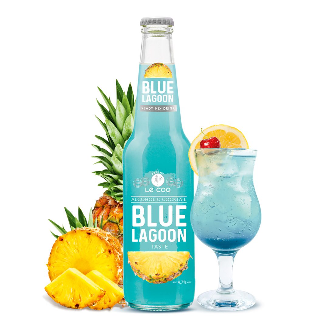 Blaue Lagune 330ml Atmosphäre Blaue Lagune Flasche 330ml Atmosphäre
