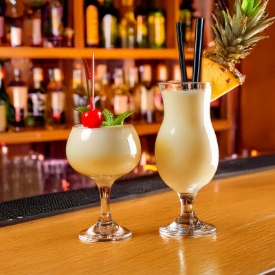 Pina Colada mit und ohne Alkohol